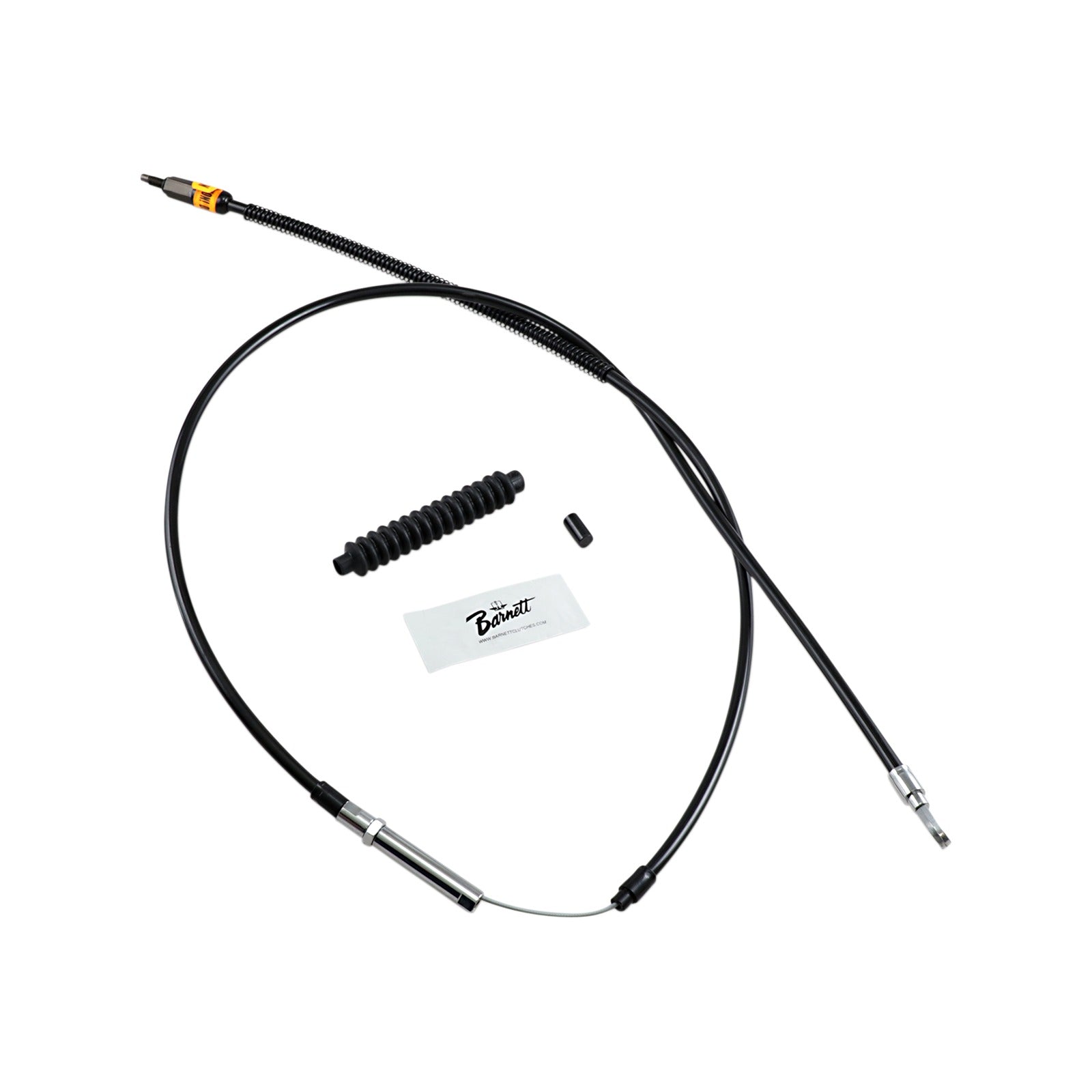 BARNETT - HIGH-EFFICIENCY BLACK VINYL CLUTCH CABLE - +6" SIZE
