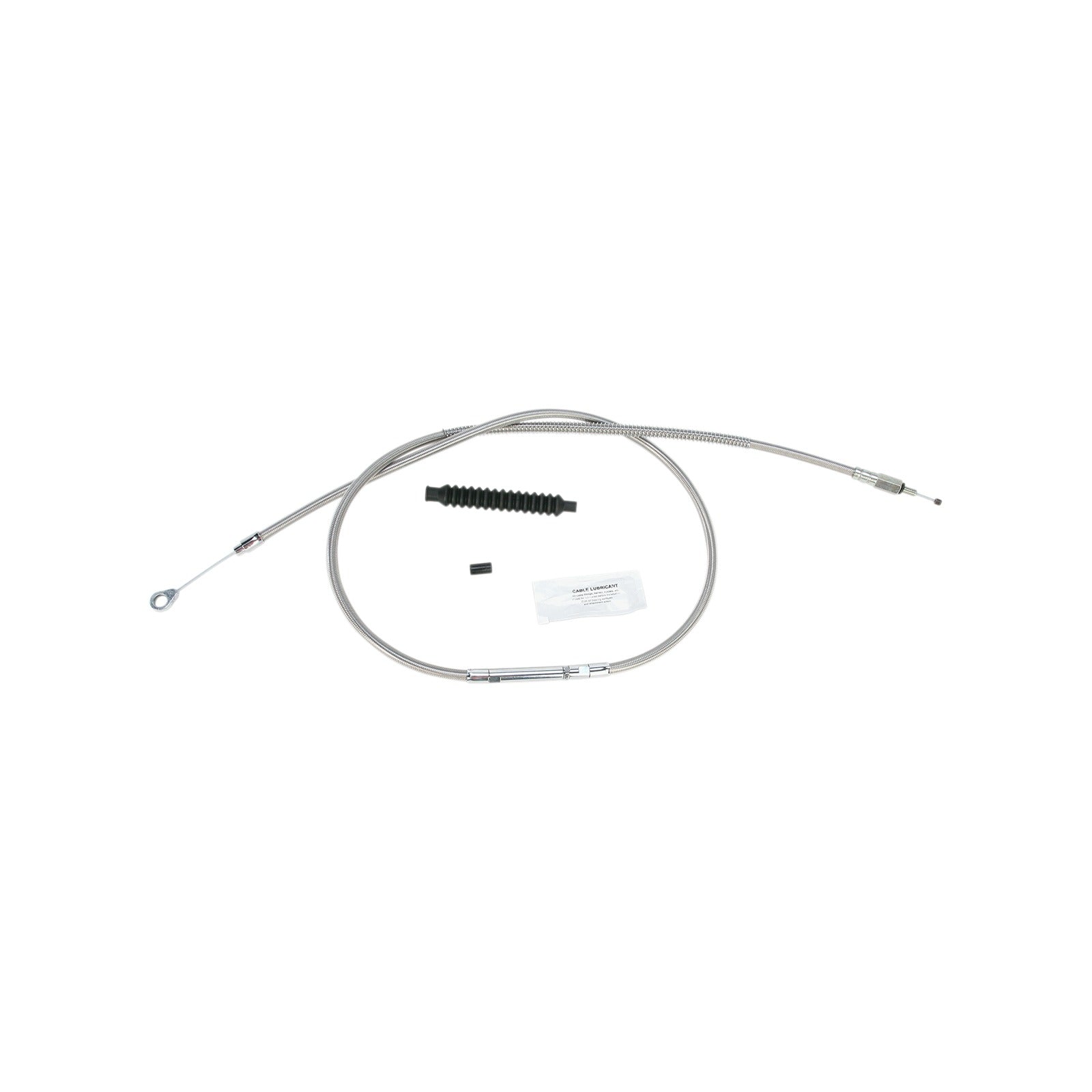 BARNETT - HIGH-EFFICIENCY STAINLESS STEEL CLUTCH CABLE FOR HARLEY-DAVIDSON - +6" - '06-'16 DYNA