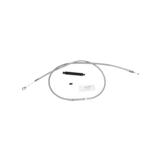 BARNETT - HIGH-EFFICIENCY STAINLESS STEEL CLUTCH CABLE FOR HARLEY-DAVIDSON - +6" - '06-'16 DYNA