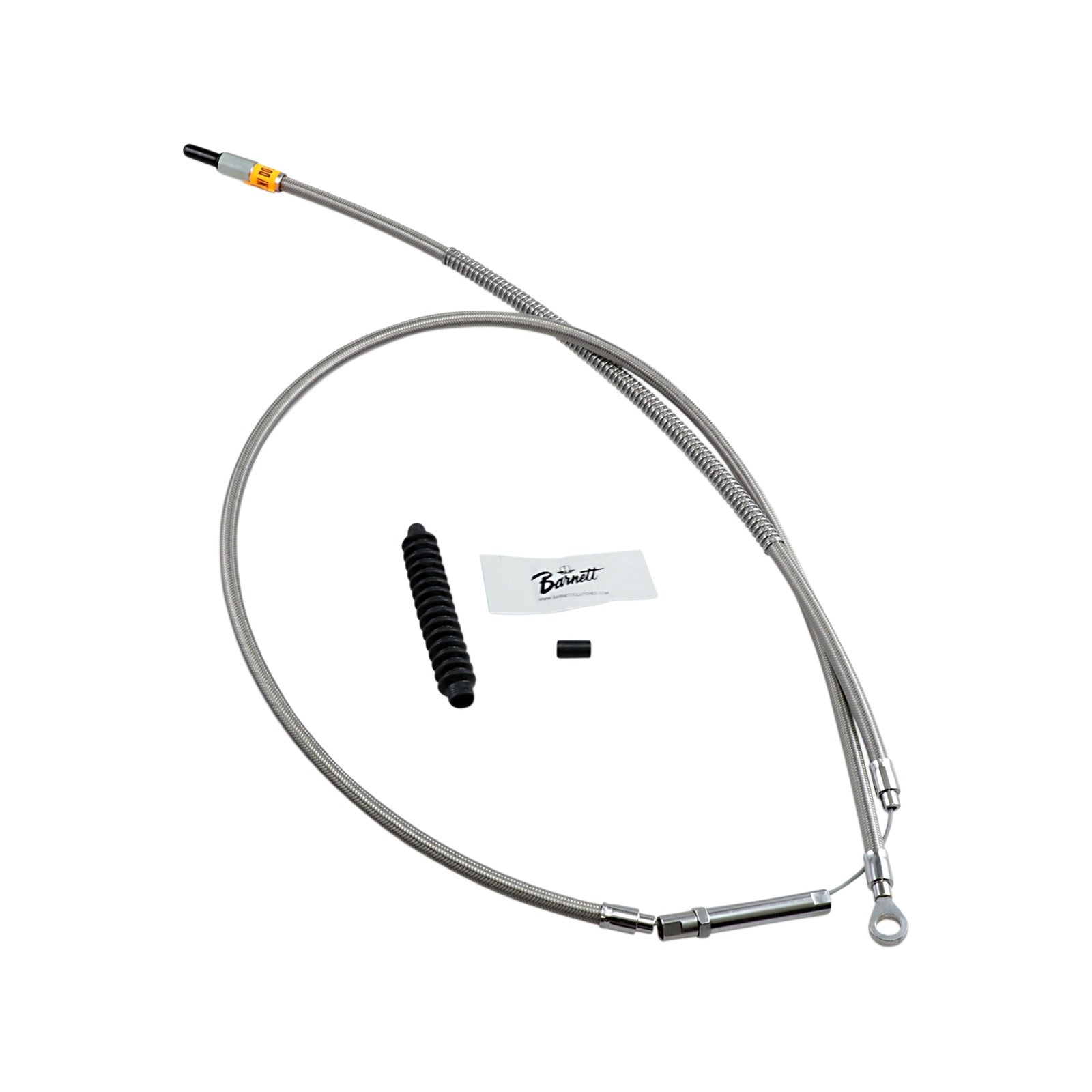 BARNETT - HIGH-EFFICIENCY STAINLESS STEEL CLUTCH CABLE FOR HARLEY-DAVIDSON - +6" - '07 TOURING