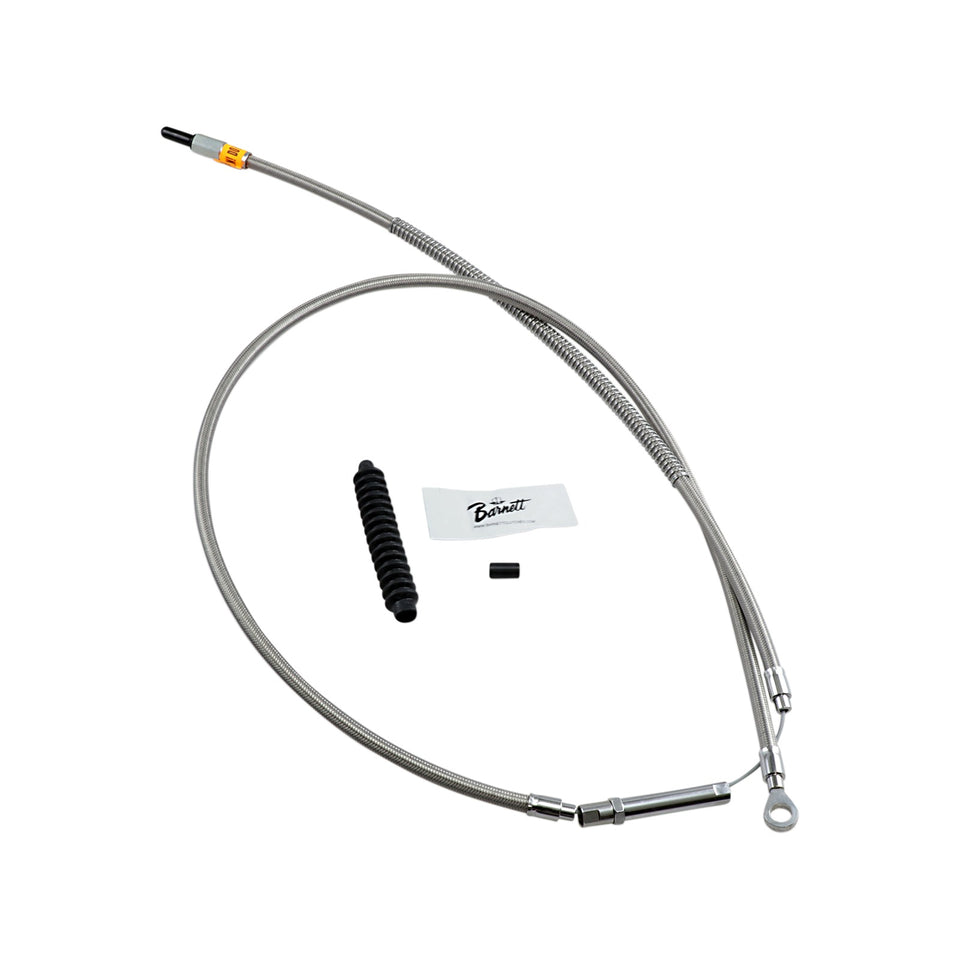 BARNETT - HIGH-EFFICIENCY STAINLESS STEEL CLUTCH CABLE FOR HARLEY-DAVIDSON - +6" - '07 TOURING