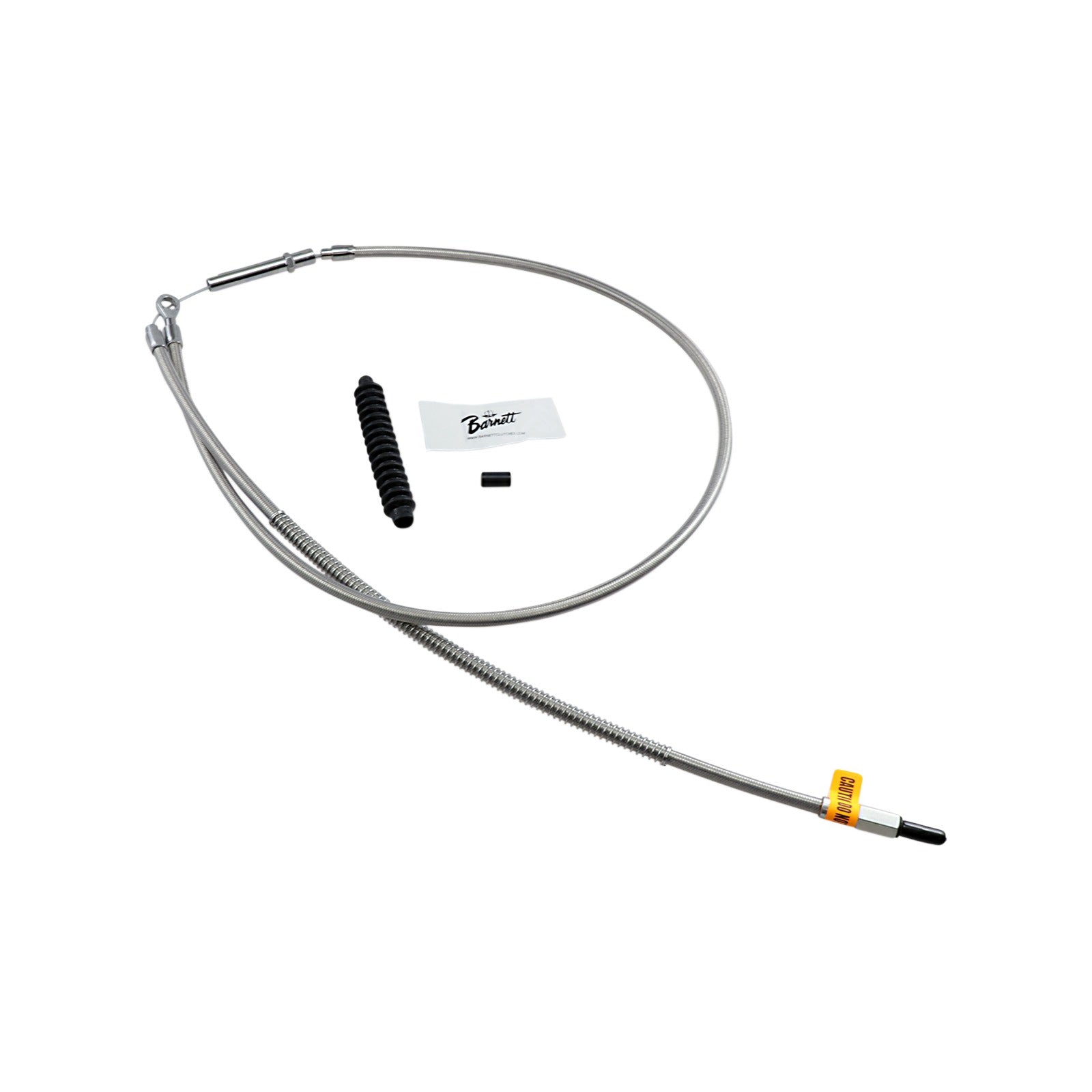 BARNETT - HIGH-EFFICIENCY STAINLESS STEEL CLUTCH CABLE FOR HARLEY-DAVIDSON - +6" - '08-'16 TOURING/TRIKE