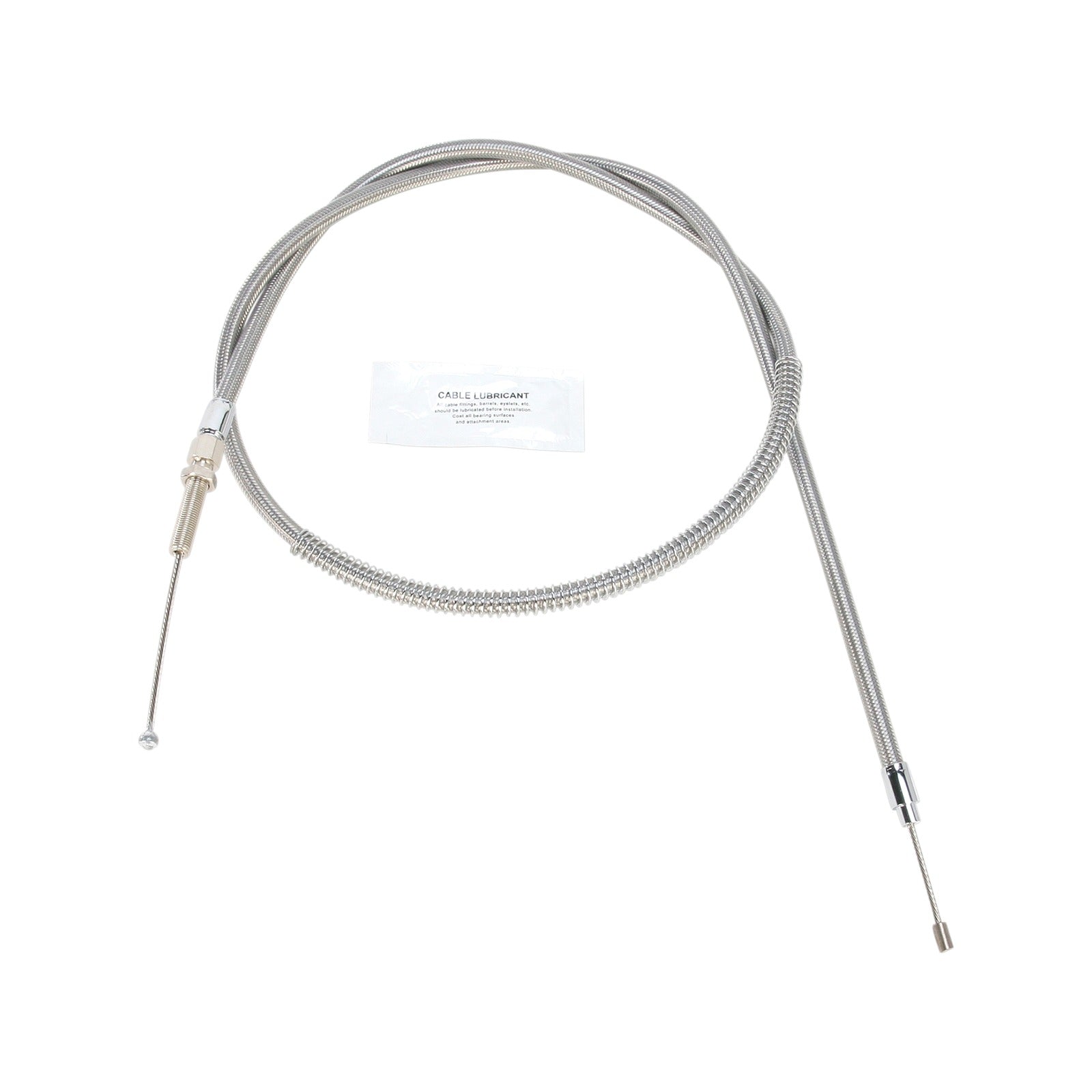 BARNETT - HIGH-EFFICIENCY STAINLESS STEEL CLUTCH CABLE FOR HARLEY-DAVIDSON - +6" - '68-'85