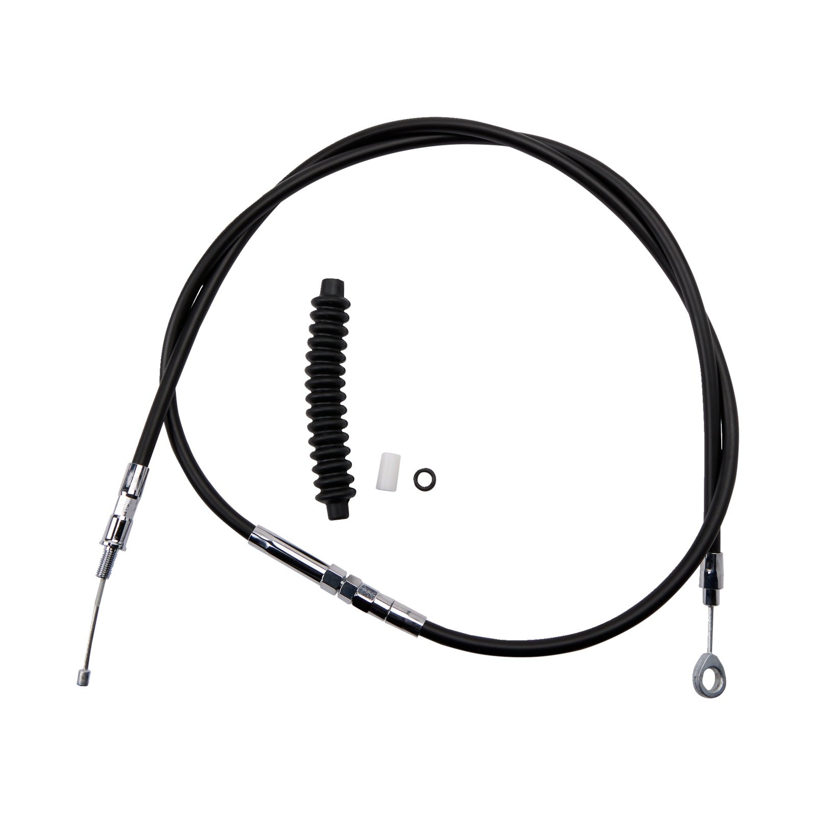 DRAG SPECIALTIES - HIGH-EFFICIENCY BLACK VINYL CLUTCH CABLE - 62-11/16"