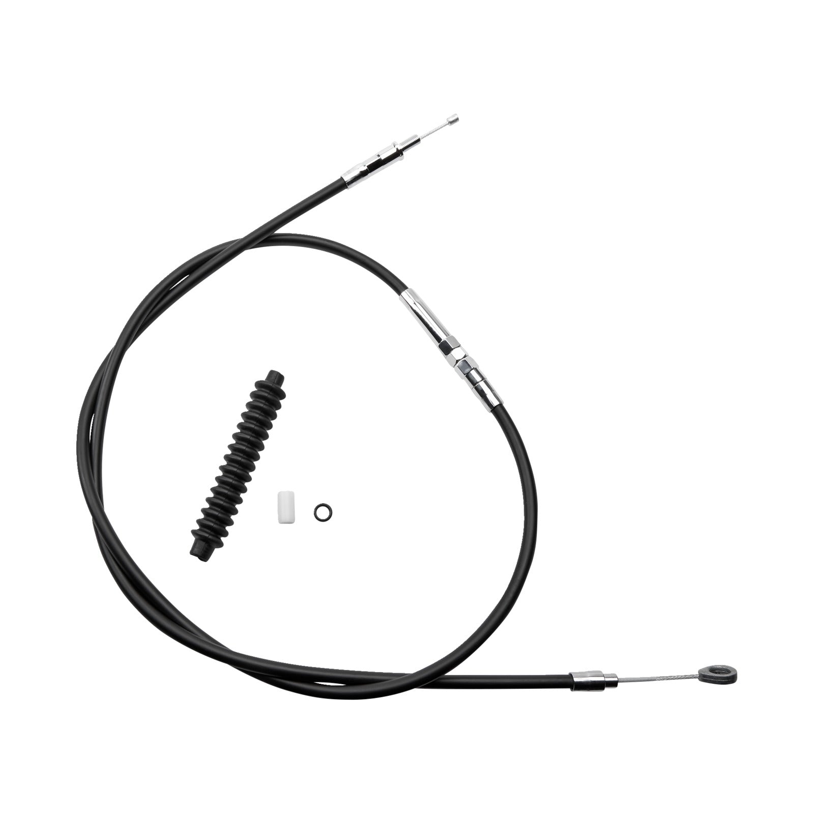 DRAG SPECIALTIES - HIGH-EFFICIENCY BLACK VINYL CLUTCH CABLE - 64-7/16"
