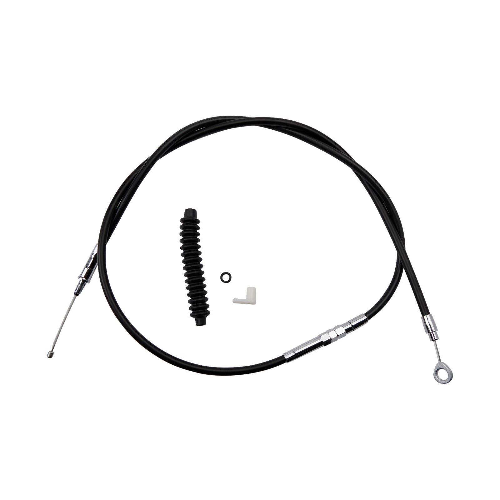 DRAG SPECIALTIES - HIGH-EFFICIENCY BLACK VINYL CLUTCH CABLE - 62-11/16"