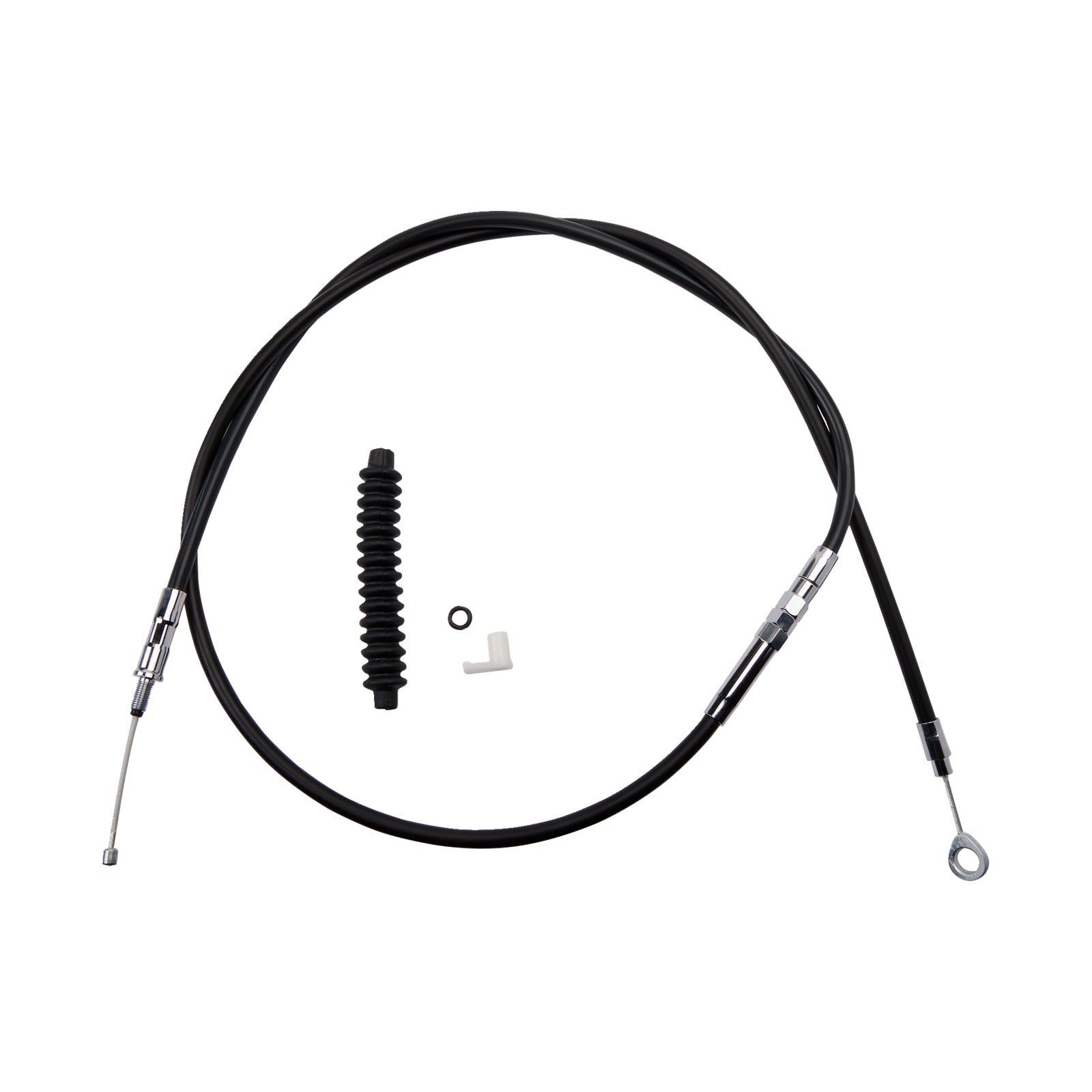 DRAG SPECIALTIES - HIGH-EFFICIENCY BLACK VINYL CLUTCH CABLE - 68-11/16"