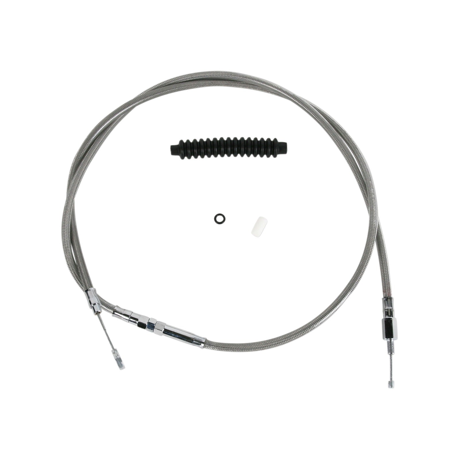 DRAG SPECIALTIES - HIGH-EFFICIENCY BRAIDED STAINLESS STEEL CLUTCH CABLE - 72-11/16"