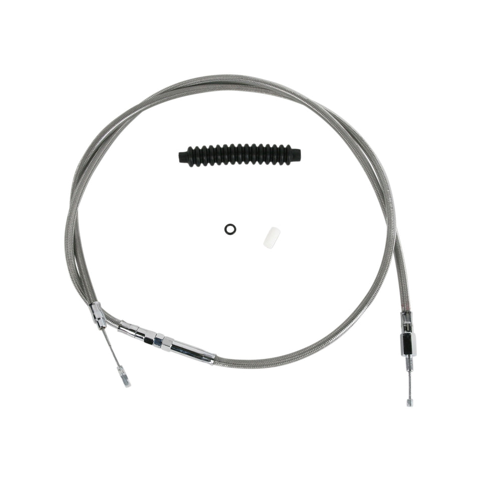 DRAG SPECIALTIES - HIGH-EFFICIENCY BRAIDED STAINLESS STEEL CLUTCH CABLE - 72-11/16"