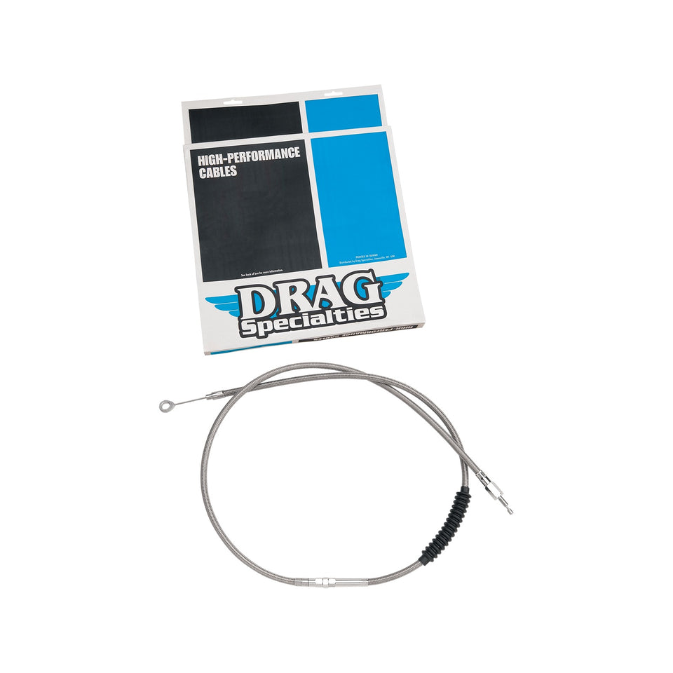 DRAG SPECIALTIES - HIGH-EFFICIENCY BRAIDED STAINLESS STEEL CLUTCH CABLE - 64-7/16"