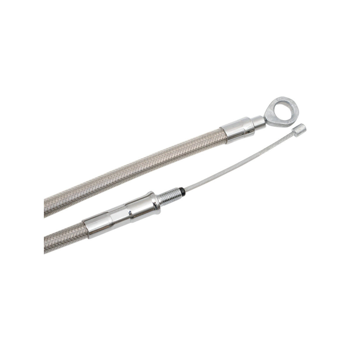 DRAG SPECIALTIES - HIGH-EFFICIENCY BRAIDED STAINLESS STEEL CLUTCH CABLE - 64-11/16"