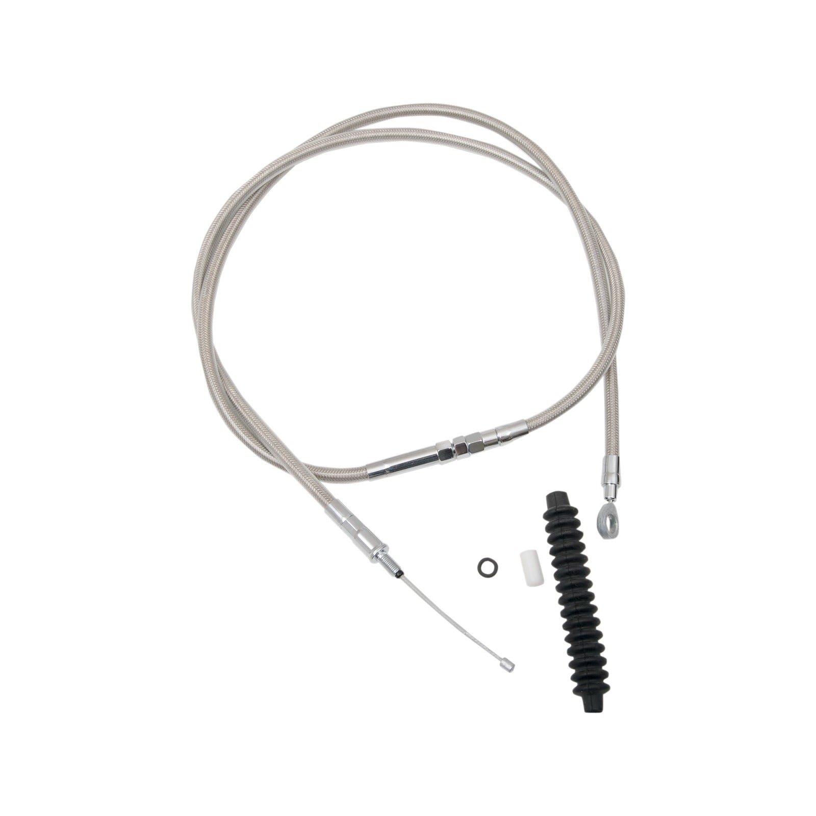 DRAG SPECIALTIES - HIGH-EFFICIENCY BRAIDED STAINLESS STEEL CLUTCH CABLE - 64-11/16"