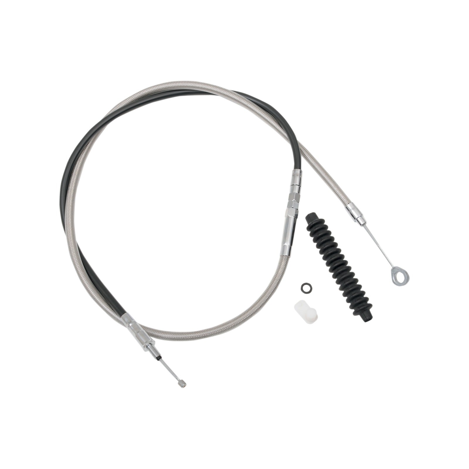 DRAG SPECIALTIES - HIGH-EFFICIENCY BRAIDED STAINLESS STEEL CLUTCH CABLE - 70-11/16"
