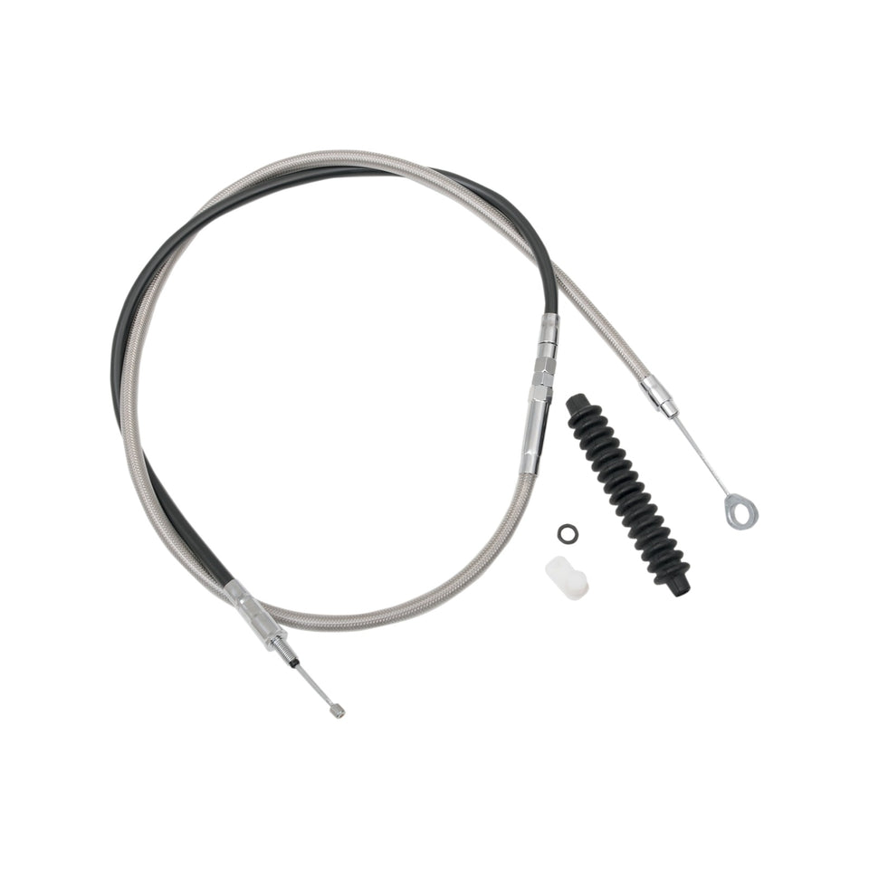 DRAG SPECIALTIES - HIGH-EFFICIENCY BRAIDED STAINLESS STEEL CLUTCH CABLE - 72-11/16"