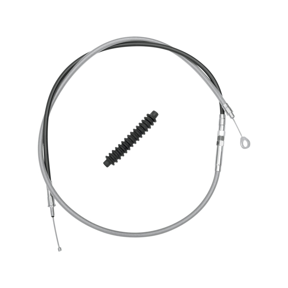 DRAG SPECIALTIES - HIGH-EFFICIENCY BRAIDED STAINLESS STEEL CLUTCH CABLE - 66-15/16"