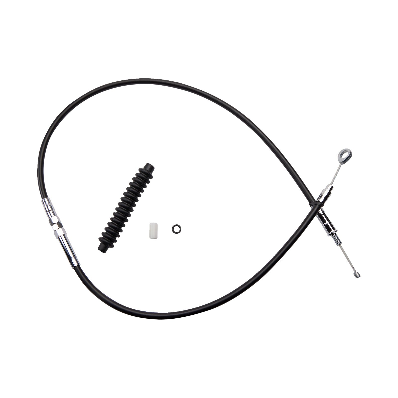 DRAG SPECIALTIES - HIGH-EFFICIENCY BLACK VINYL CLUTCH CABLE - 48"