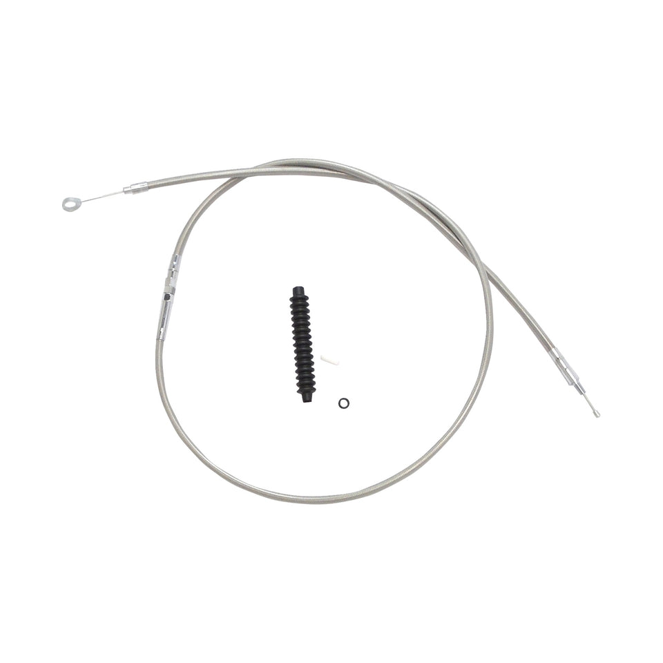 DRAG SPECIALTIES - HIGH-EFFICIENCY BRAIDED STAINLESS STEEL CLUTCH CABLE - 80"