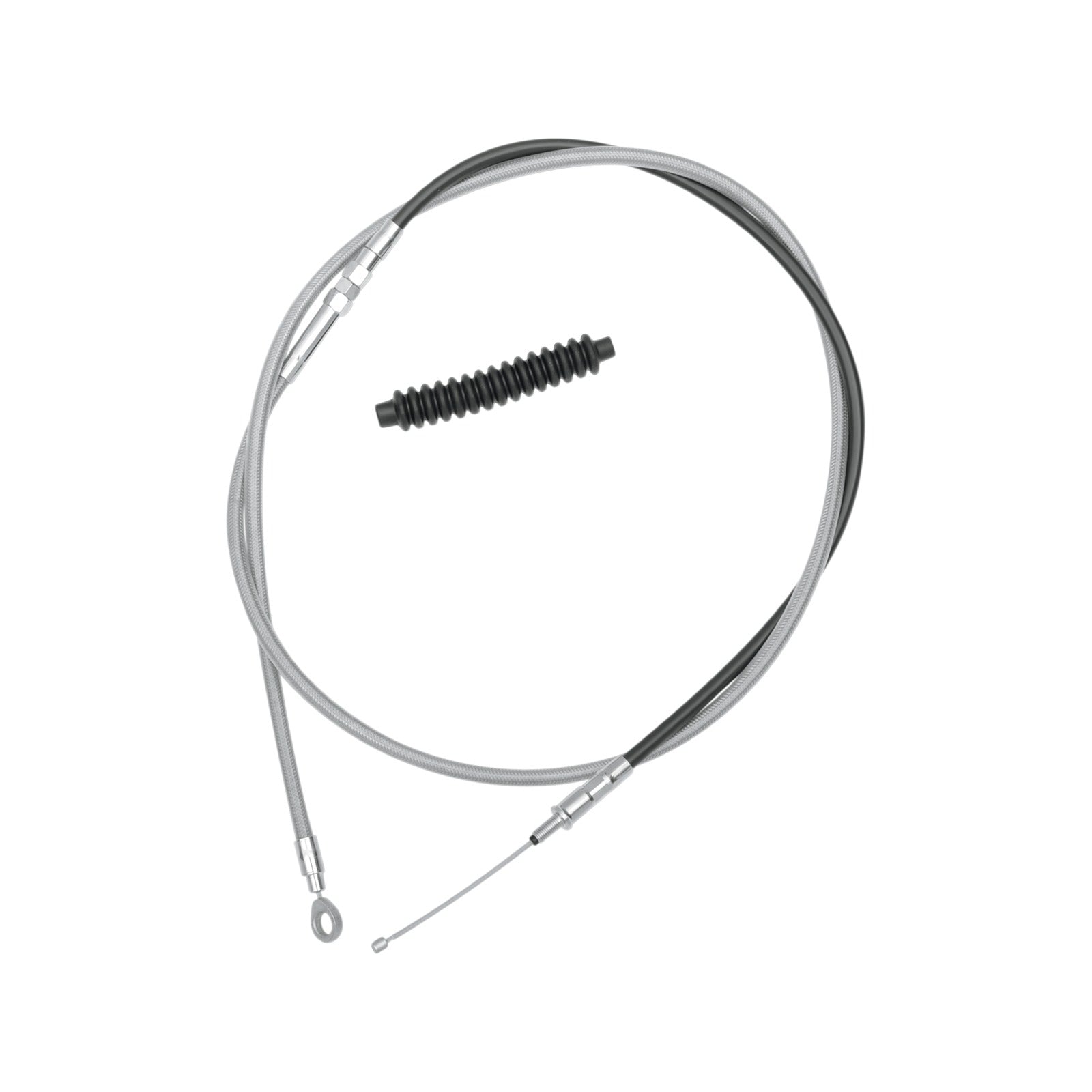 DRAG SPECIALTIES - HIGH-EFFICIENCY BRAIDED STAINLESS STEEL CLUTCH CABLE - 80"