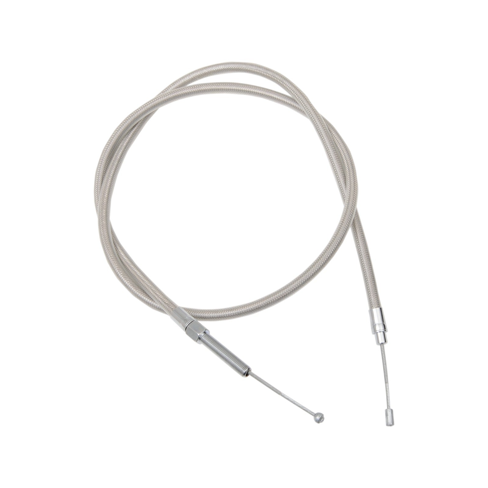 DRAG SPECIALTIES - HIGH-EFFICIENCY BRAIDED STAINLESS STEEL CLUTCH CABLE - 56"