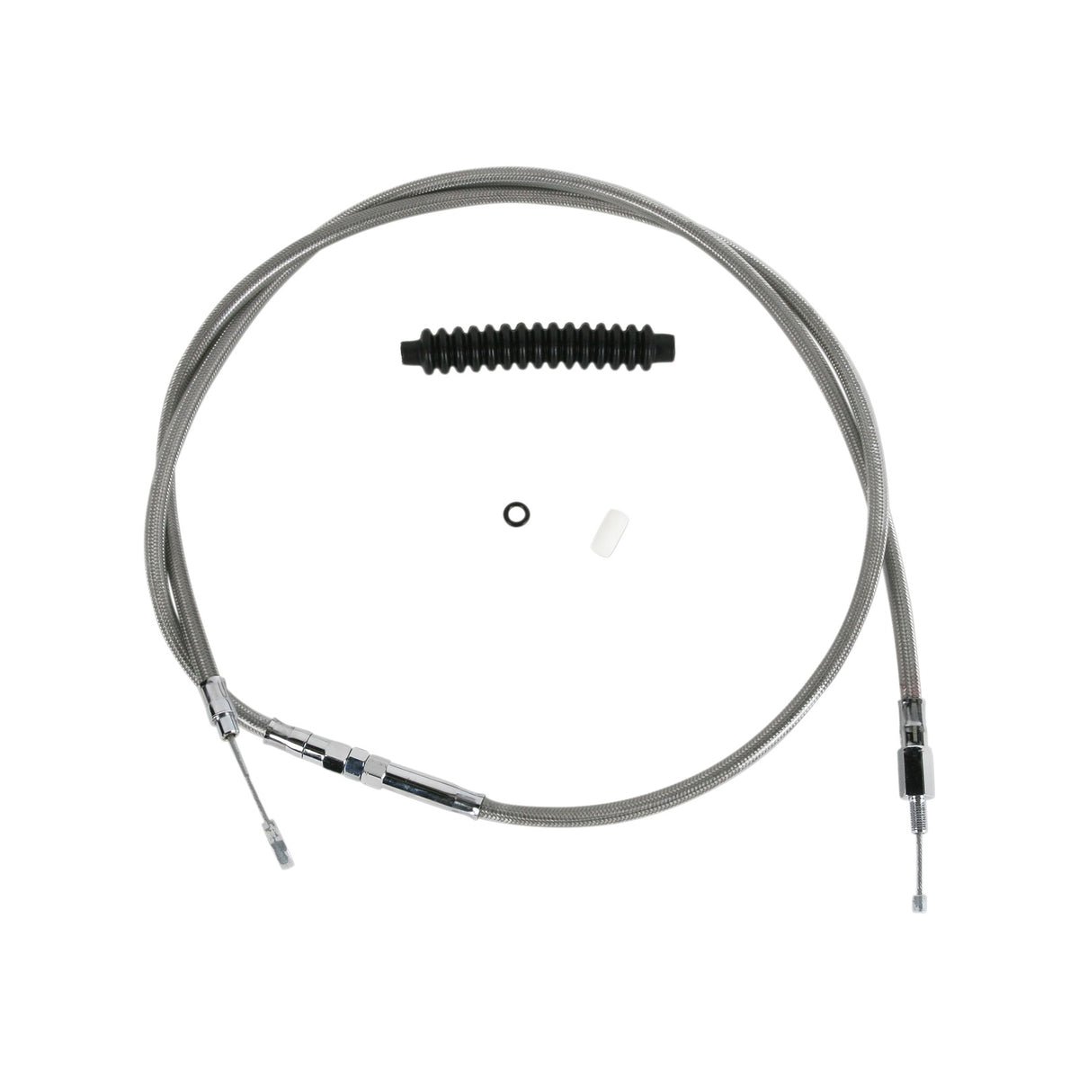 DRAG SPECIALTIES - HIGH-EFFICIENCY BRAIDED STAINLESS STEEL CLUTCH CABLE - 60"