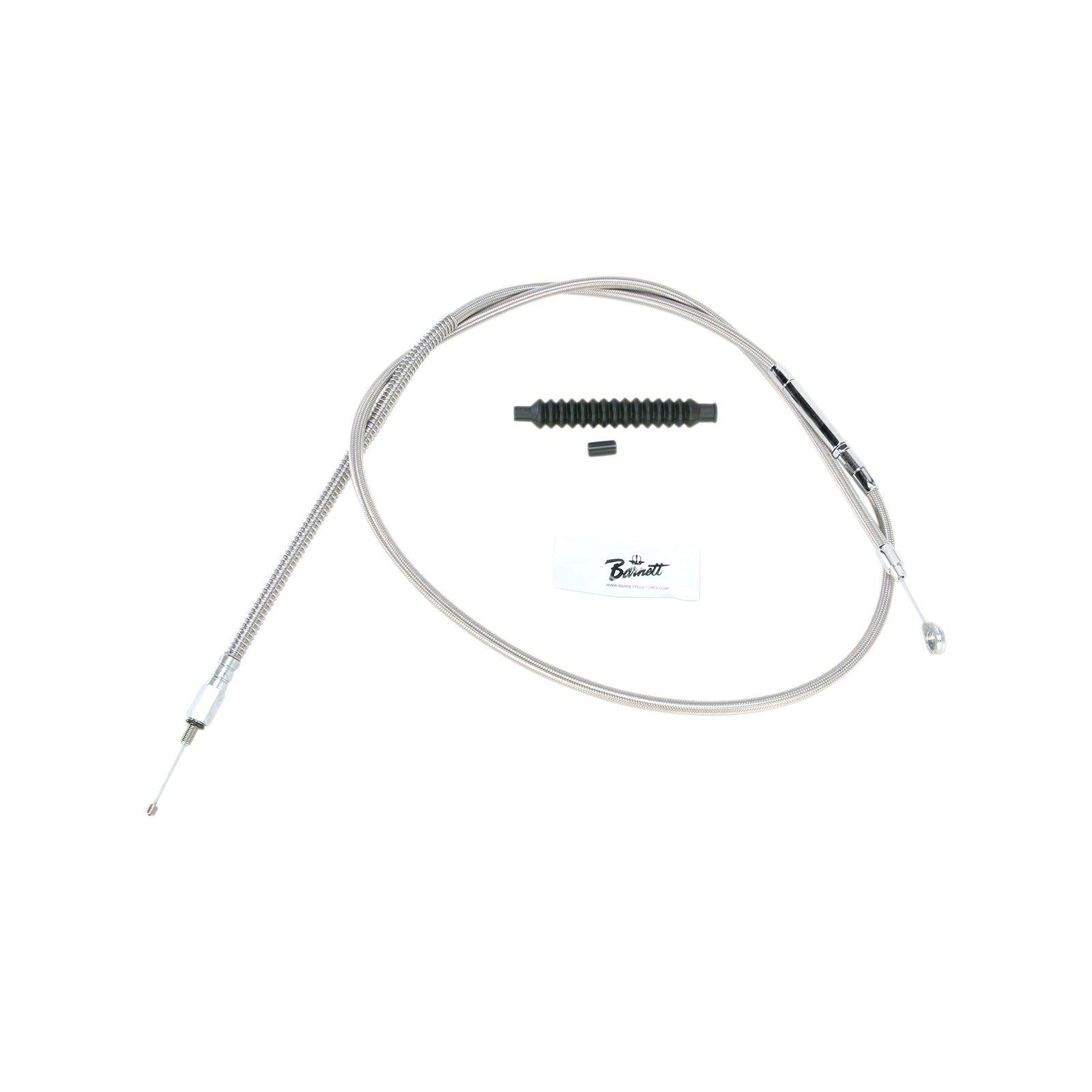BARNETT - HIGH-EFFICIENCY STAINLESS STEEL CLUTCH CABLE FOR HARLEY-DAVIDSON - +8" - '07 TOURING