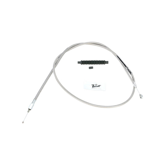 BARNETT - HIGH-EFFICIENCY STAINLESS STEEL CLUTCH CABLE FOR HARLEY-DAVIDSON - +8" - '07 TOURING