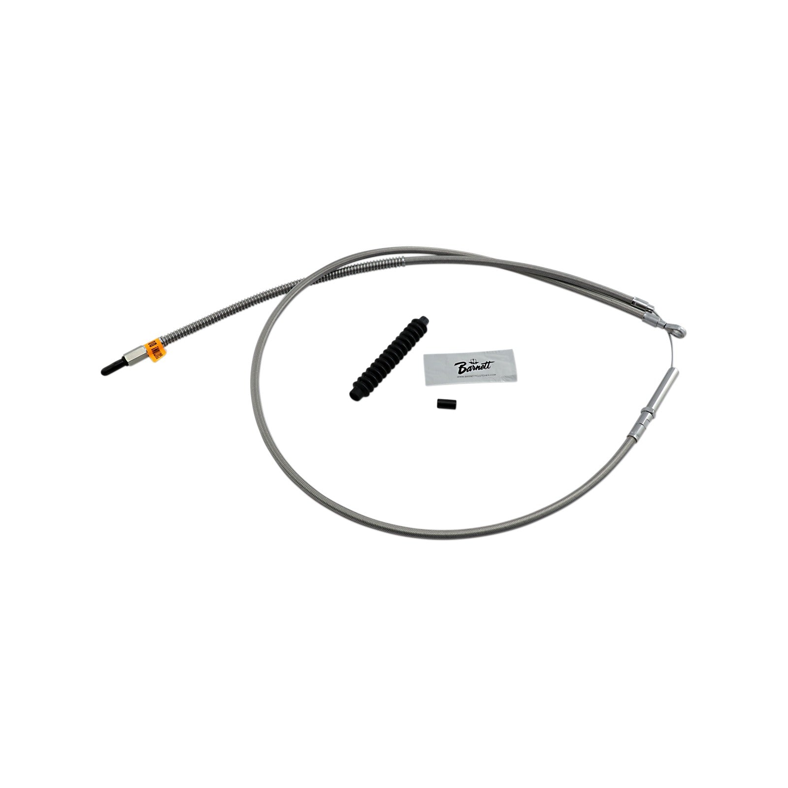 BARNETT - HIGH-EFFICIENCY STAINLESS STEEL CLUTCH CABLE FOR HARLEY-DAVIDSON - +10" - '08-'16 TOURING/TRIKE