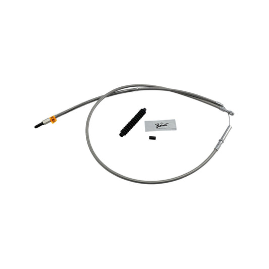 BARNETT - HIGH-EFFICIENCY STAINLESS STEEL CLUTCH CABLE FOR HARLEY-DAVIDSON - +10" - '08-'16 TOURING/TRIKE