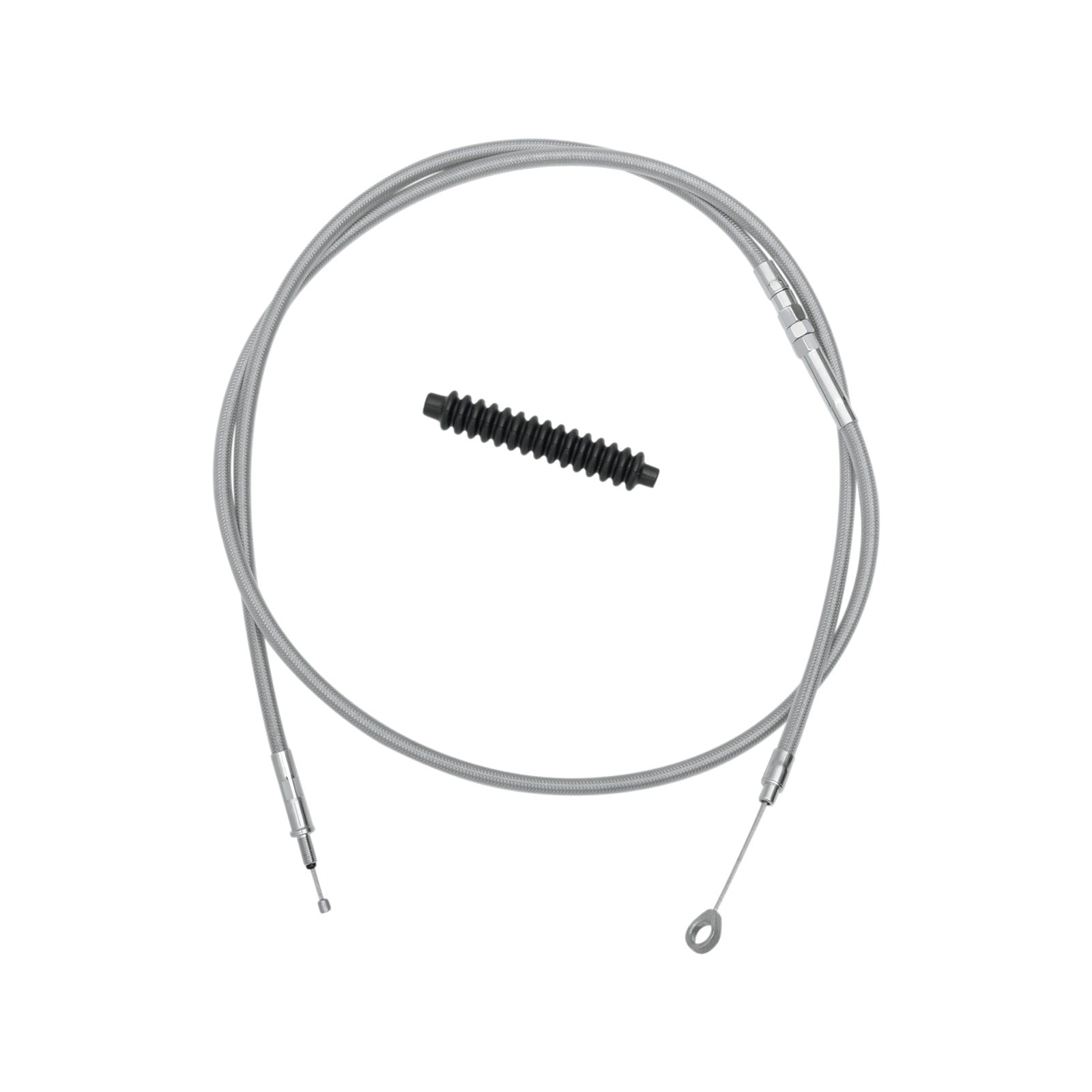DRAG SPECIALTIES - HIGH-EFFICIENCY BRAIDED STAINLESS STEEL CLUTCH CABLE - 80"