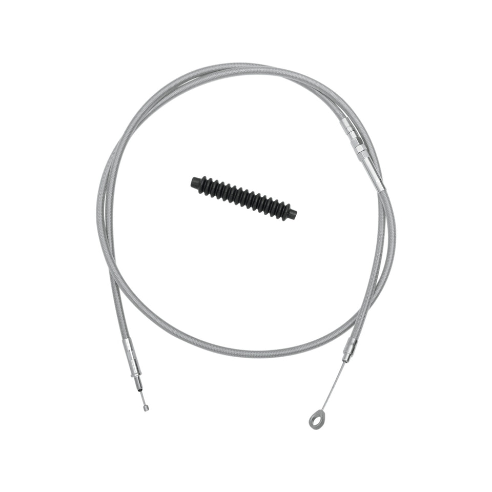 DRAG SPECIALTIES - HIGH-EFFICIENCY BRAIDED STAINLESS STEEL CLUTCH CABLE - 80"