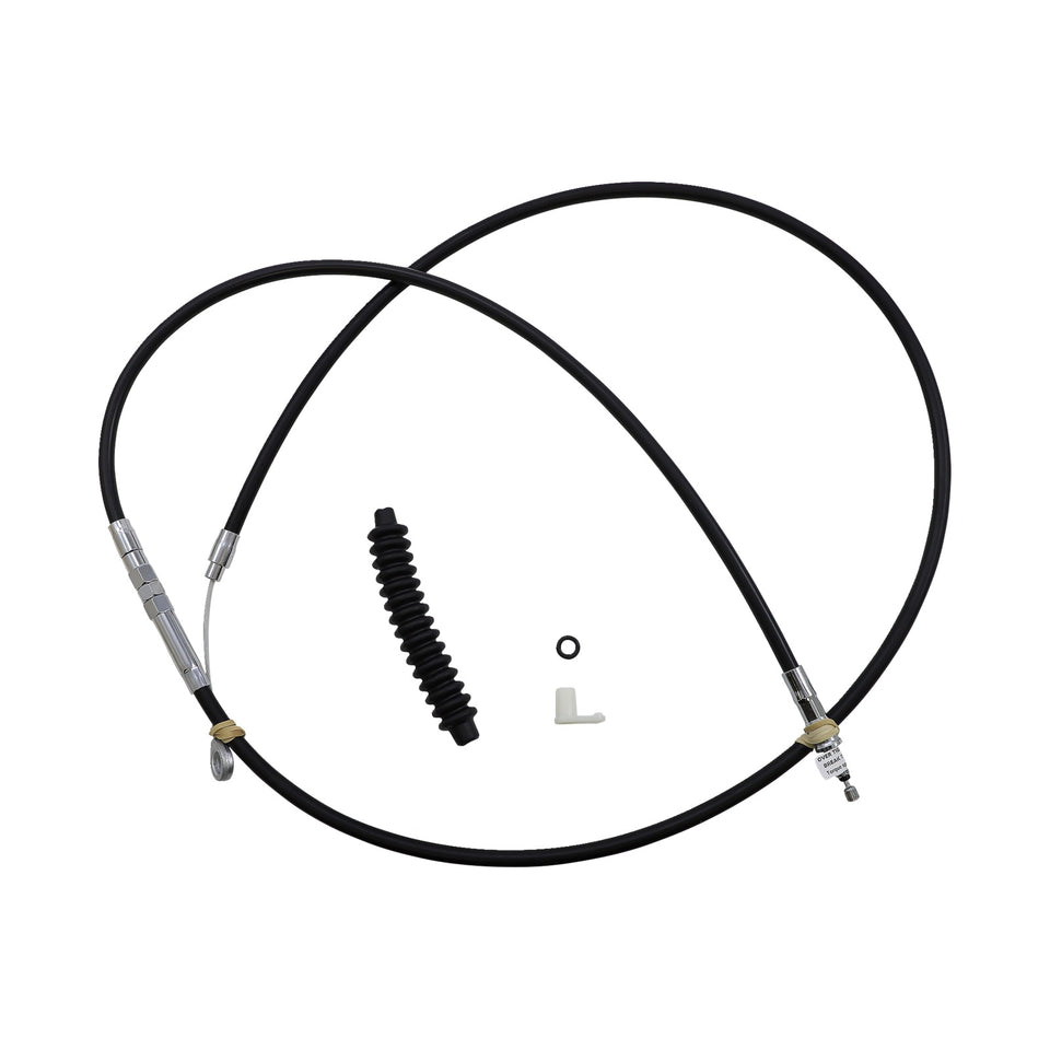 DRAG SPECIALTIES - HIGH-EFFICIENCY BLACK VINYL CLUTCH CABLE - 74"