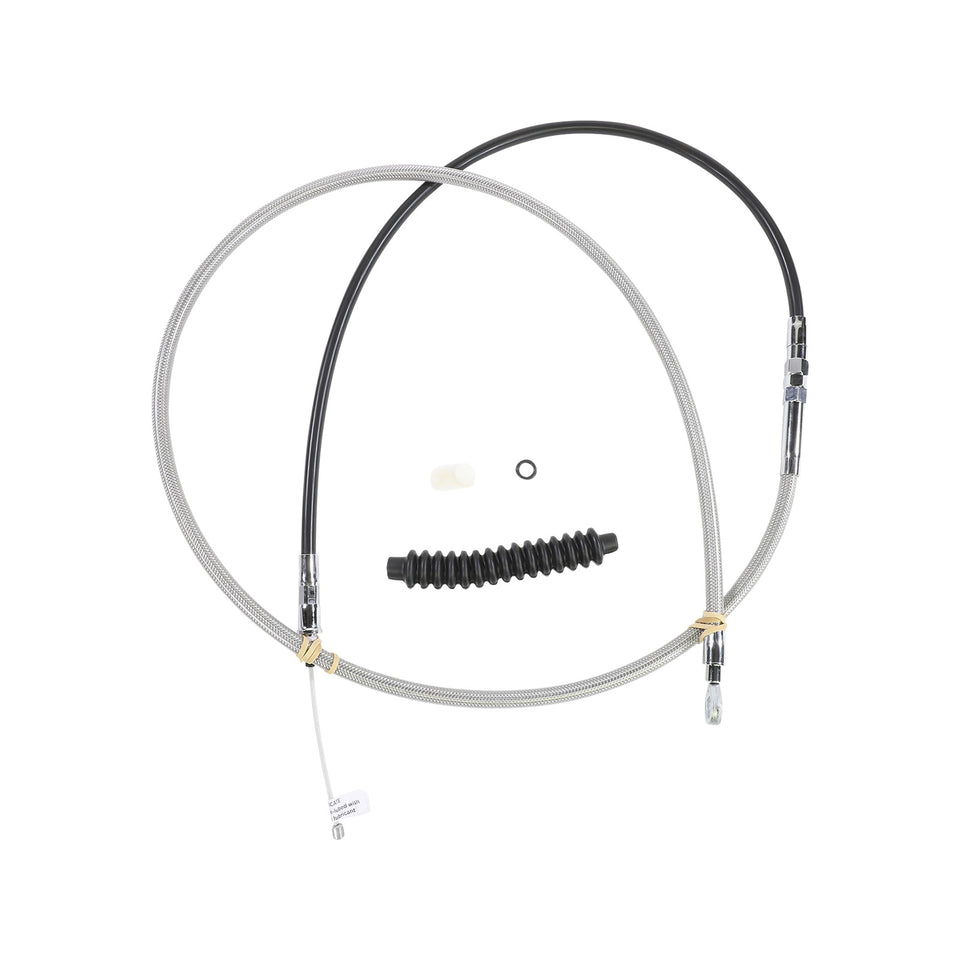 DRAG SPECIALTIES - HIGH-EFFICIENCY BRAIDED STAINLESS STEEL CLUTCH CABLE - 74"