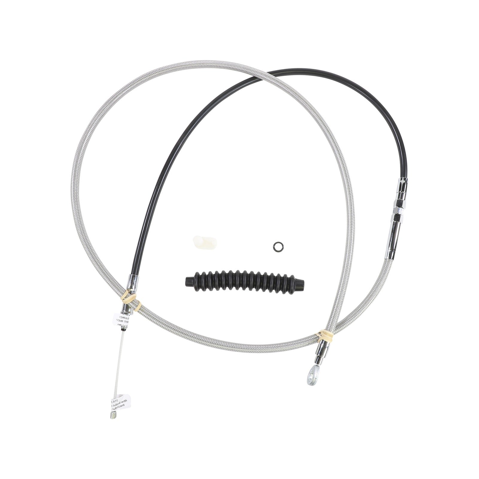 DRAG SPECIALTIES - HIGH-EFFICIENCY BRAIDED STAINLESS STEEL CLUTCH CABLE - 76"