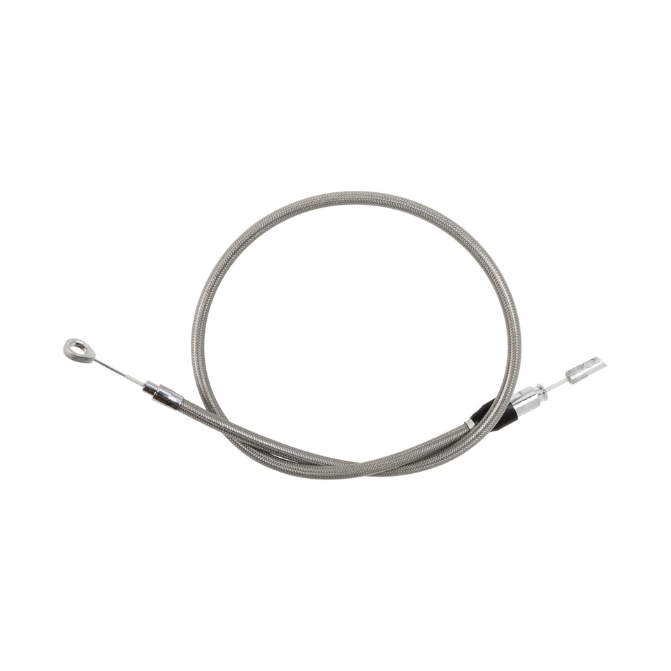 DRAG SPECIALTIES - QUICK CONNECT CLUTCH CABLE - UPPER - 34" - STAINLESS STEEL