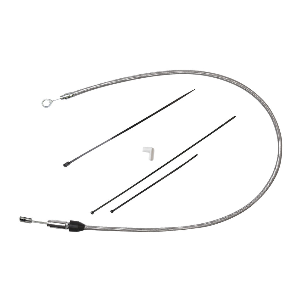 DRAG SPECIALTIES - QUICK CONNECT CLUTCH CABLE - UPPER - 36" - STAINLESS STEEL