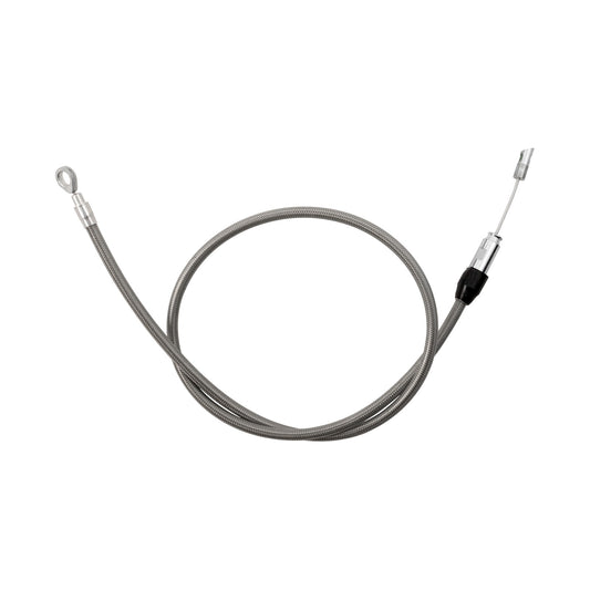DRAG SPECIALTIES - QUICK CONNECT CLUTCH CABLE - UPPER - 44" - STAINLESS STEEL