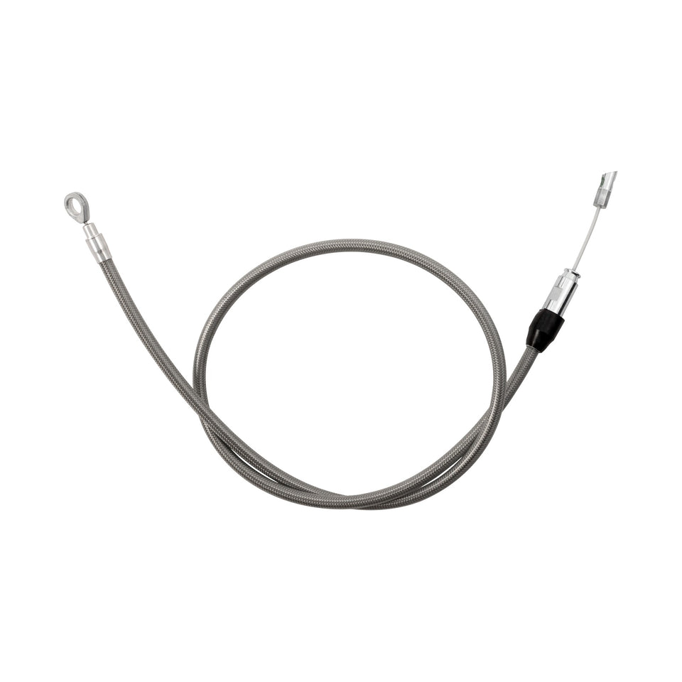 DRAG SPECIALTIES - QUICK CONNECT CLUTCH CABLE - UPPER - 45" - STAINLESS STEEL