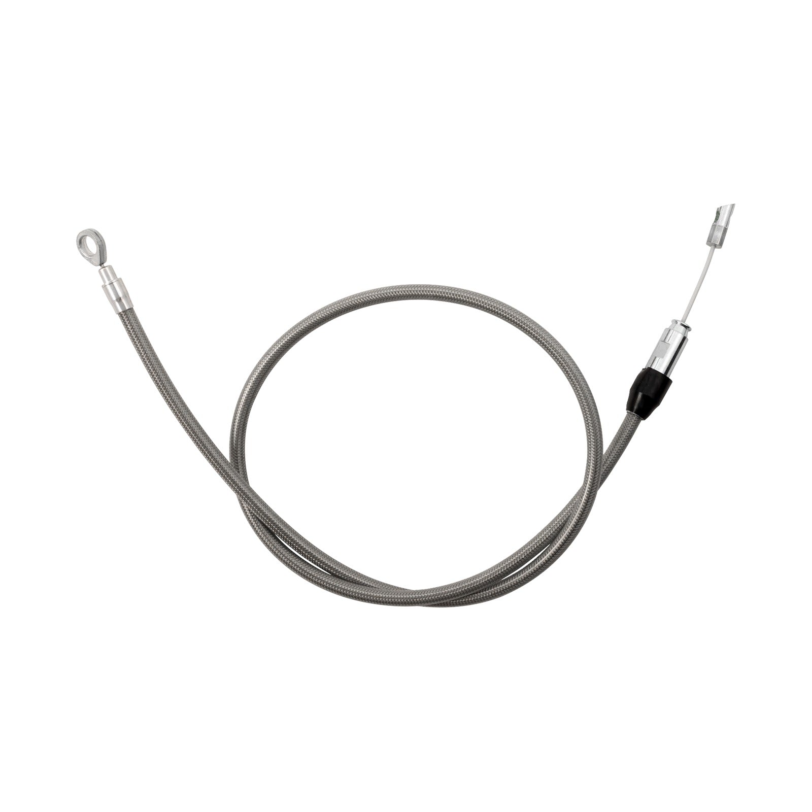DRAG SPECIALTIES - QUICK CONNECT CLUTCH CABLE - UPPER - 46" - STAINLESS STEEL