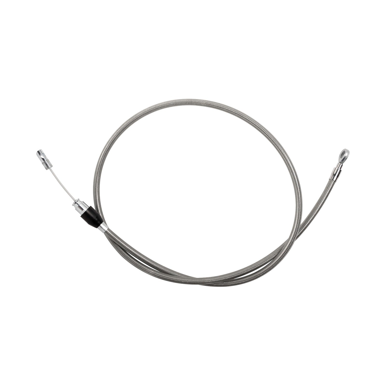 DRAG SPECIALTIES - QUICK CONNECT CLUTCH CABLE - UPPER - 52" - STAINLESS STEEL