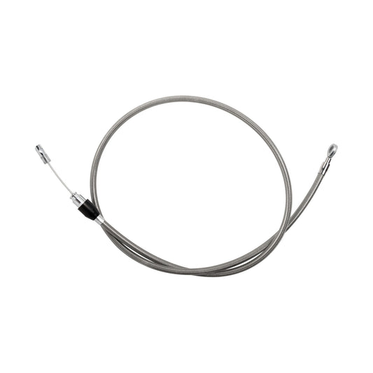 DRAG SPECIALTIES - QUICK CONNECT CLUTCH CABLE - UPPER - 56" - STAINLESS STEEL