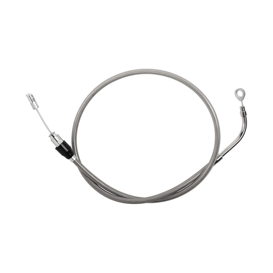 DRAG SPECIALTIES - QUICK CONNECT CLUTCH CABLE - UPPER - 41" - STAINLESS STEEL