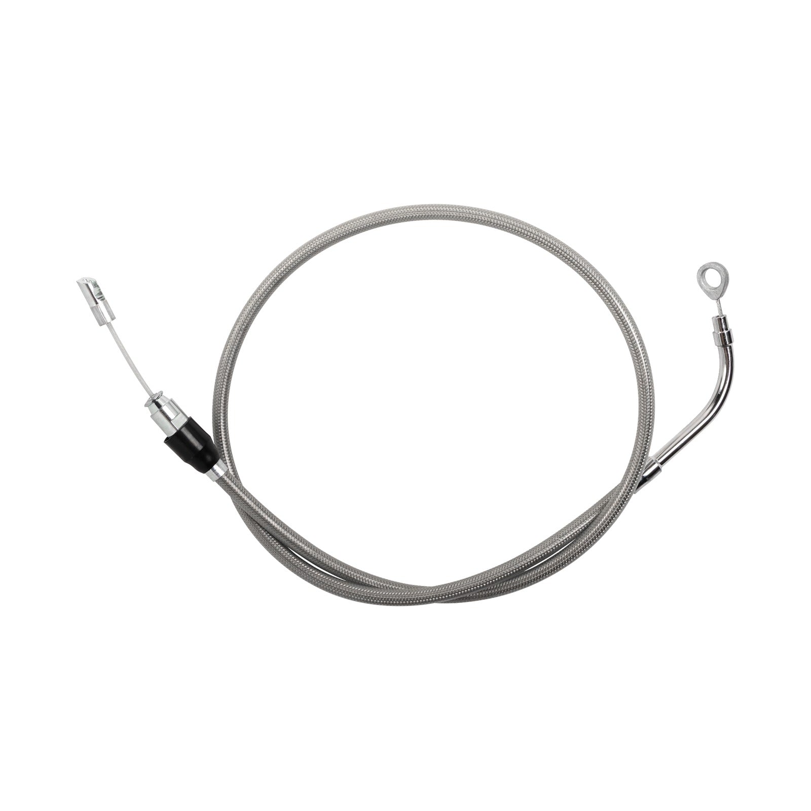 DRAG SPECIALTIES - QUICK CONNECT CLUTCH CABLE - UPPER - 49" - STAINLESS STEEL