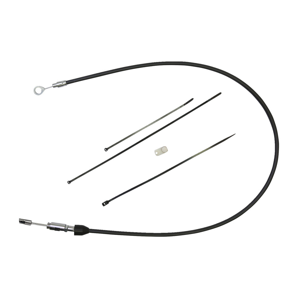 DRAG SPECIALTIES - QUICK CONNECT CLUTCH CABLE - UPPER - 36" - BLACK/CHROME
