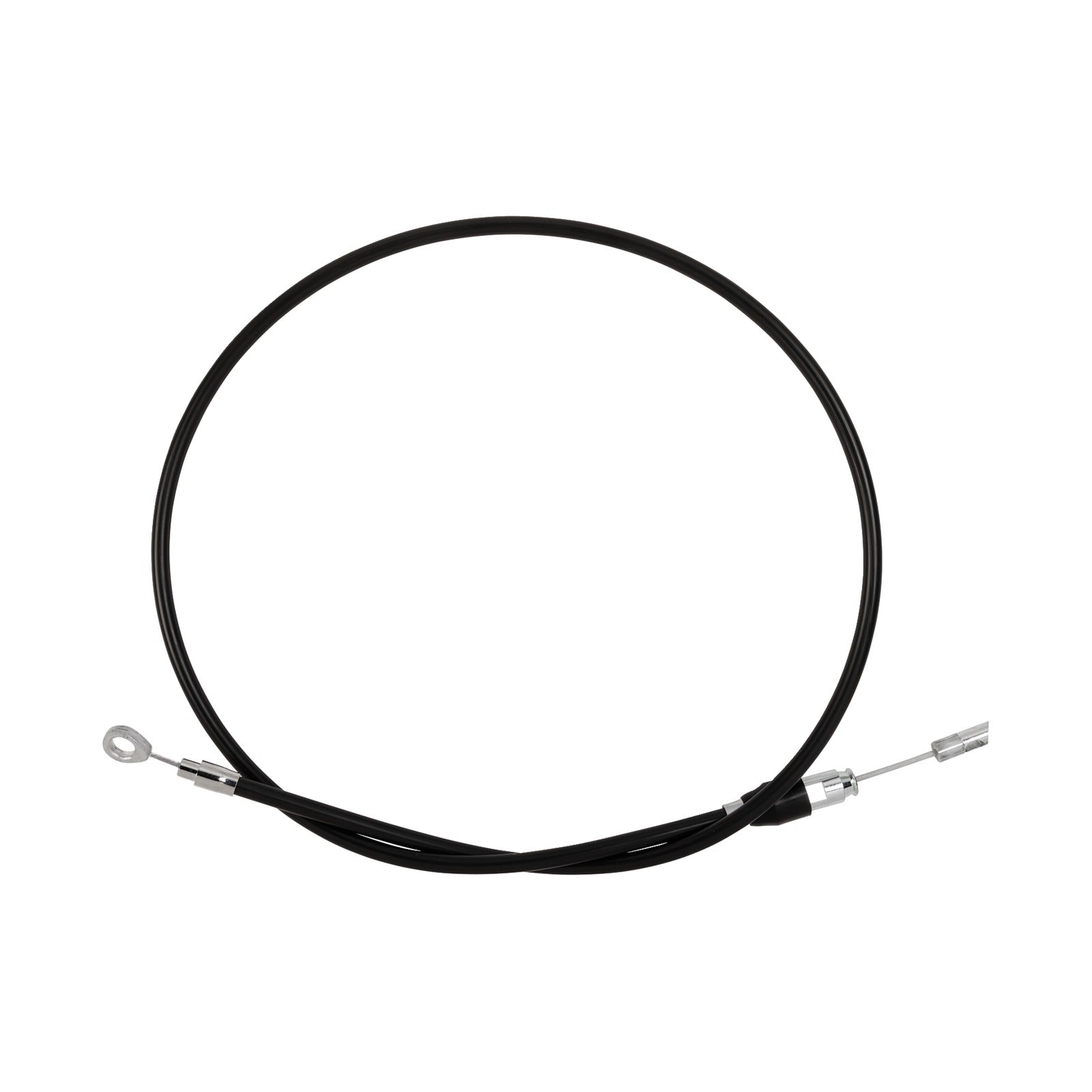 DRAG SPECIALTIES - QUICK CONNECT CLUTCH CABLE - UPPER - 52" - BLACK/CHROME