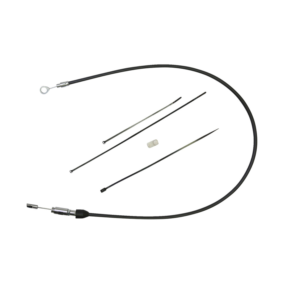 DRAG SPECIALTIES - QUICK CONNECT CLUTCH CABLE - UPPER - 54" - BLACK/CHROME
