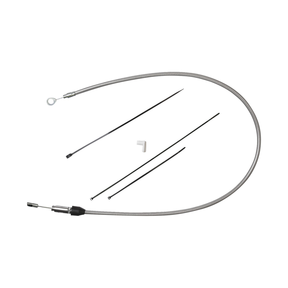 DRAG SPECIALTIES - QUICK CONNECT CLUTCH CABLE - UPPER - 38" - BLACK/BLACK