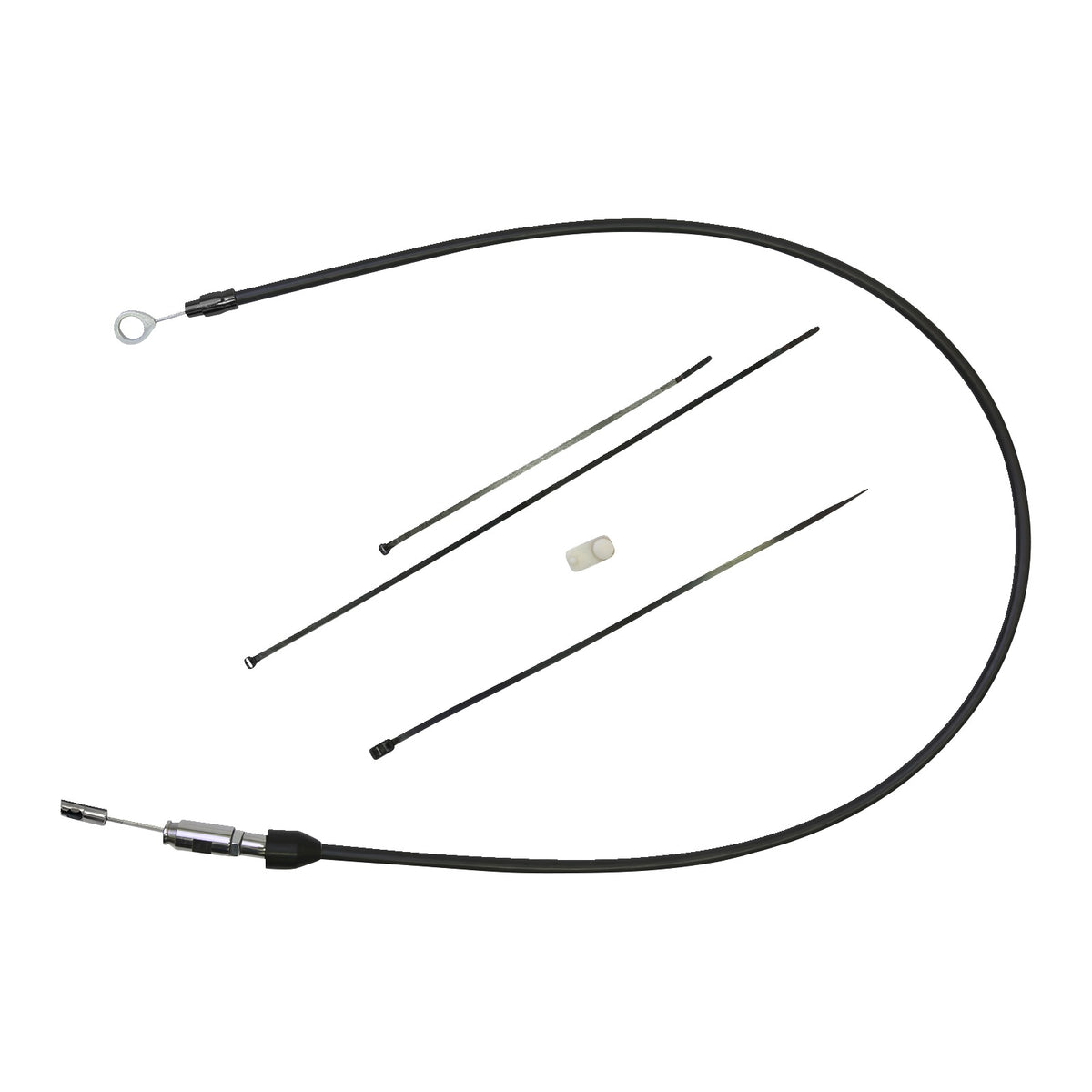 DRAG SPECIALTIES - QUICK CONNECT CLUTCH CABLE - UPPER - 56" - BLACK/BLACK