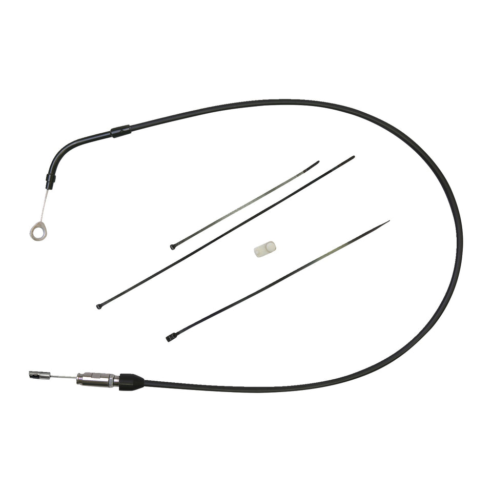 DRAG SPECIALTIES - QUICK CONNECT CLUTCH CABLE - UPPER - BENT TUBE - 43" - BLACK/BLACK