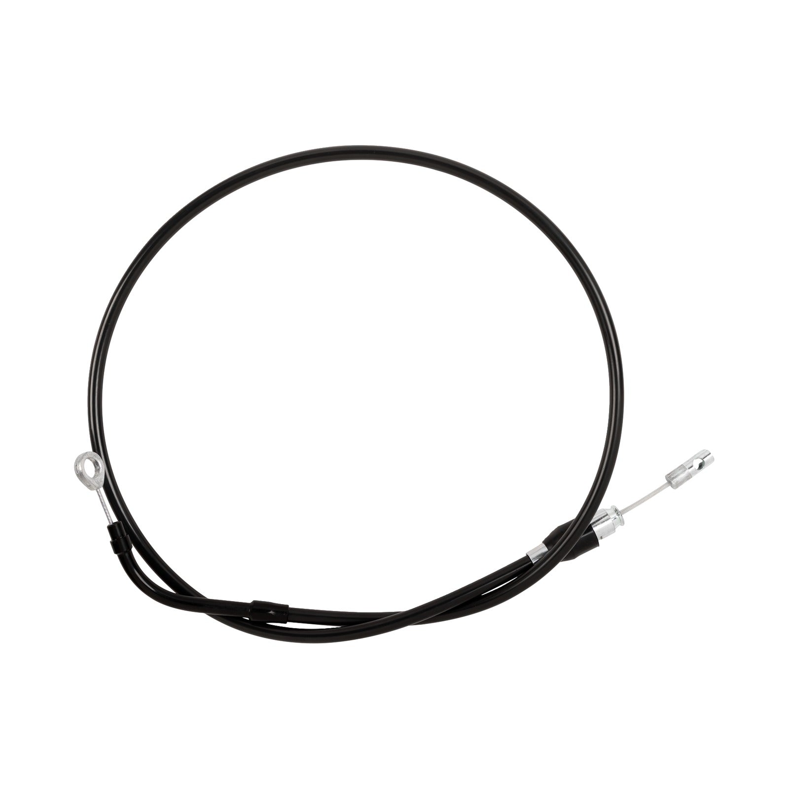 DRAG SPECIALTIES - QUICK CONNECT CLUTCH CABLE - UPPER - BENT TUBE - 47" - BLACK/BLACK