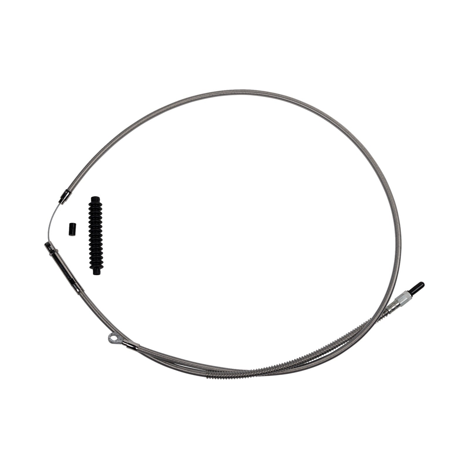 BARNETT - HIGH-EFFICIENCY STAINLESS STEEL CLUTCH CABLE FOR HARLEY-DAVIDSON - +8" - '21-'24 FL